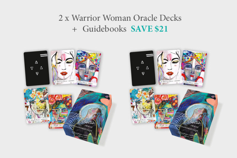 2 x Warrior Woman Oracle Decks